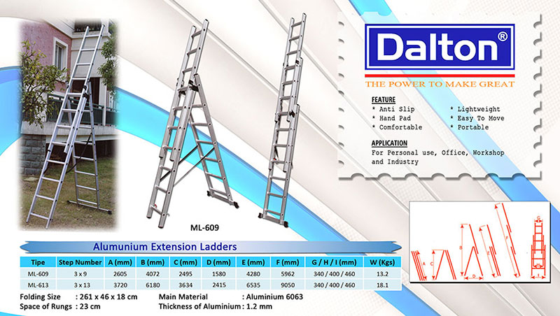 Aluminium-Extension-ladders